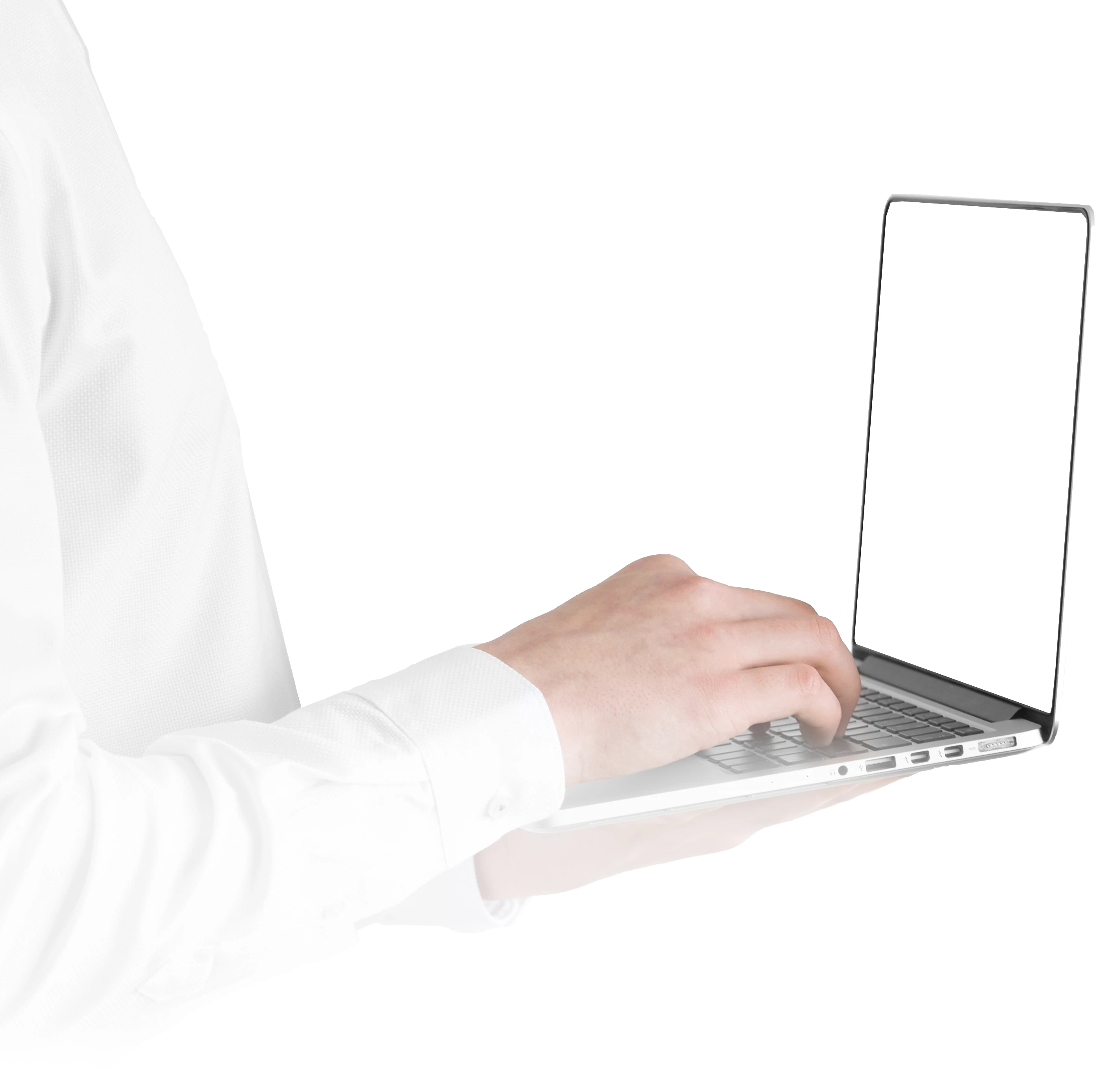 Person with laptop